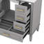 30 Inch Bathroom Vanity With Built-In Shelf, Deep Drawer, Standard Drawer And Long Divider Drawer-1623006718