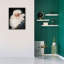 «Blue Santa» par Ashley Bradley, art mural sur toile The Holiday Aisle®-2113159314