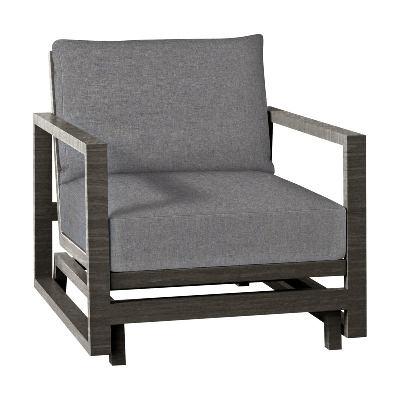 Avondale Patio Lounge Chair with Cushions, No Welt + Standard Fill, Verona Mist, Oak