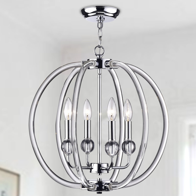 Cardenas 4 - Light Dimmable Globe Chandelier