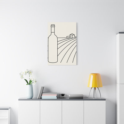 Apel Single Picture Frame Print on Canvas