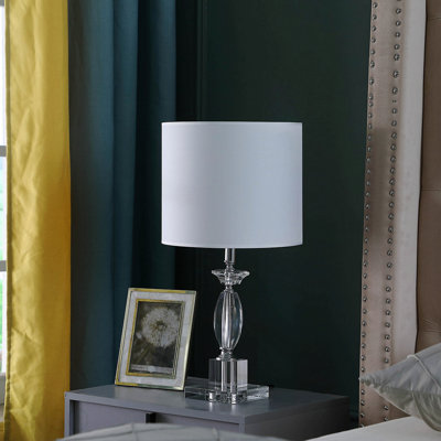 Lampe de table moderne en cristal taillé 23,25 po Emmil