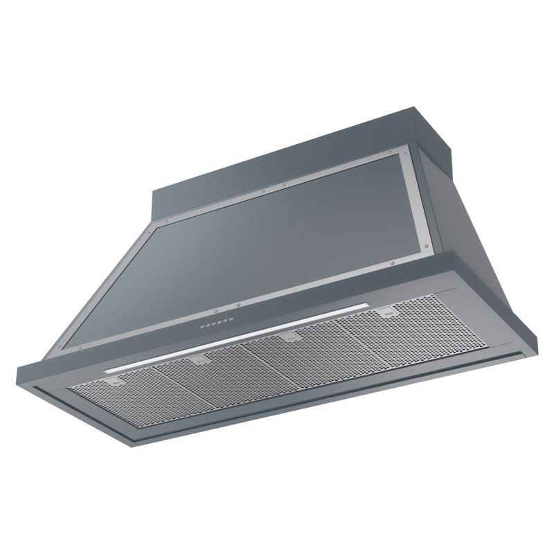 ILVE Nostalgie II Noblesse 48 in Range Hood, Blue Gray/Chrome