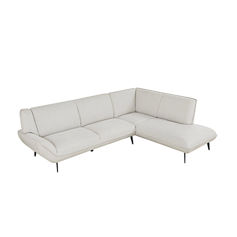 Grand canapé combiné, Mélange de lin beige