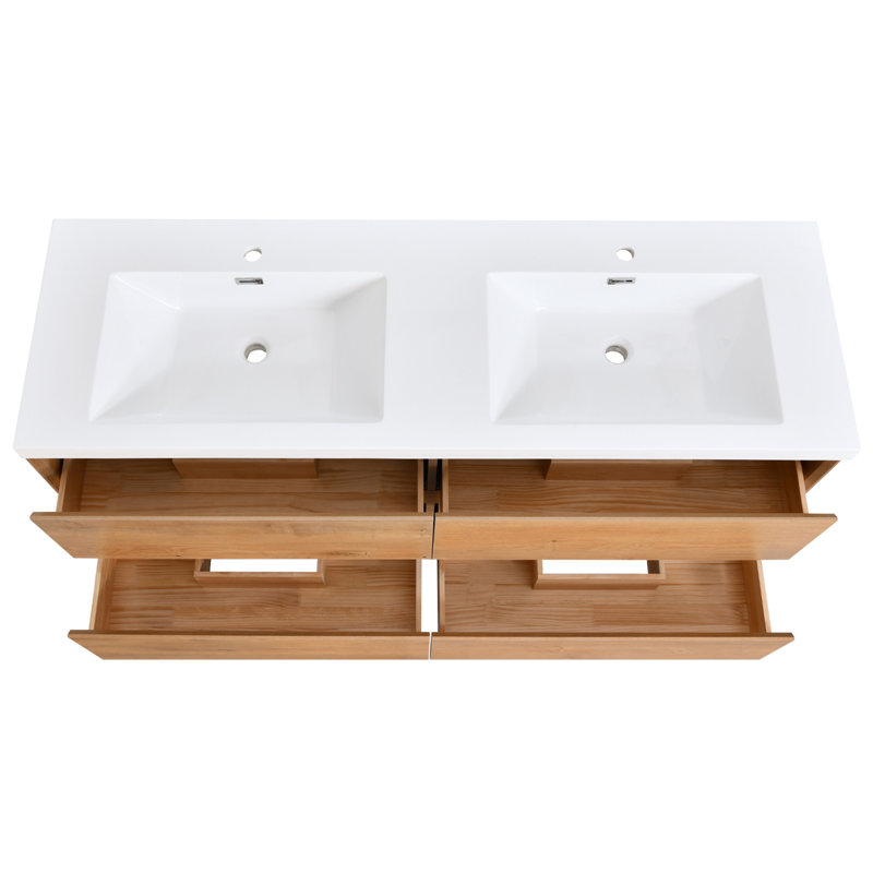 Meuble-lavabo mural 60 po, 60"