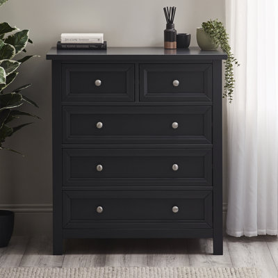 Jarin 84 cm W Chest of 5 Drawers