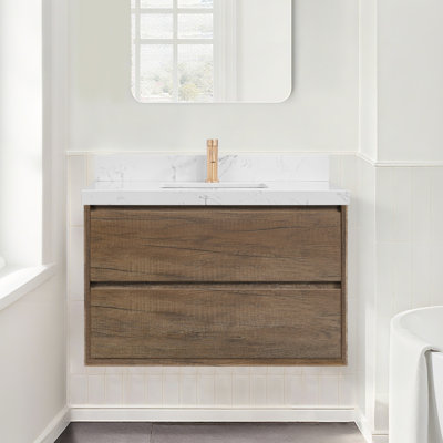 Tiberiu Floating Bathroom Vanity With Sink