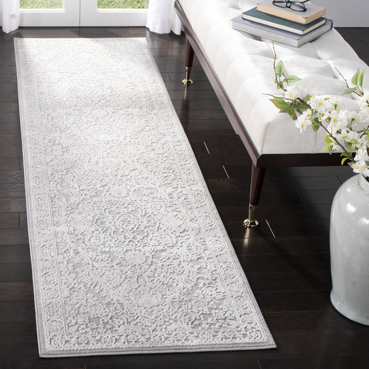 Tapis gris clair / crème Calidia