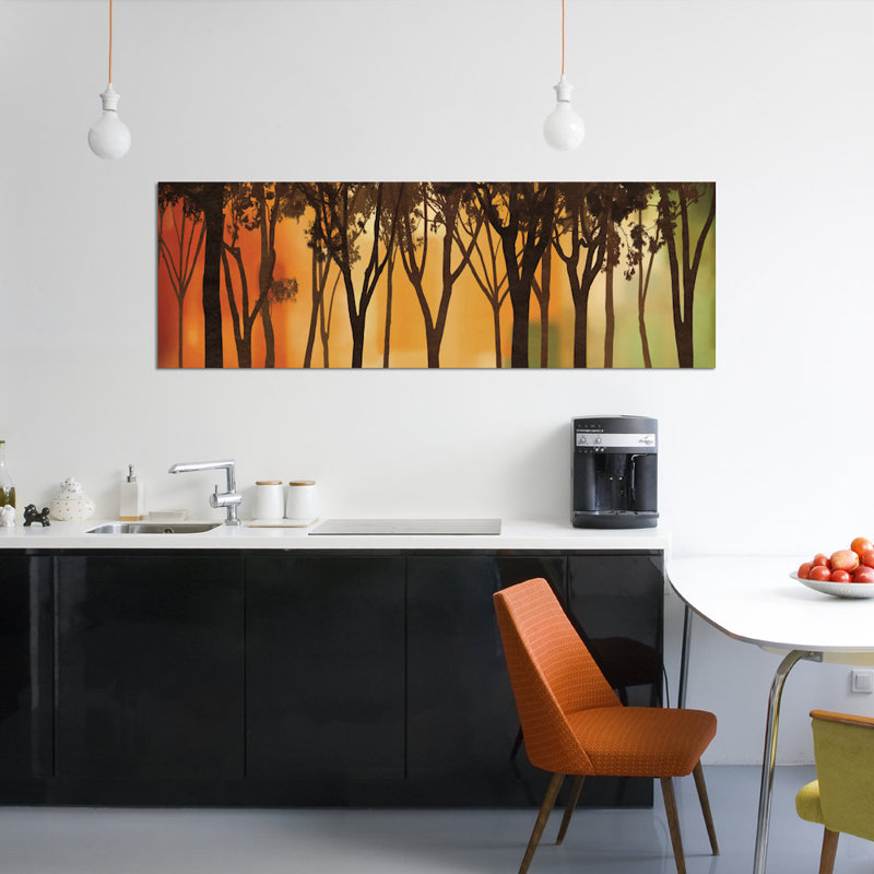 « twilight silhouette », reproduction d’art sur toile, H 24 po x l 72 po x P 1,5 po
