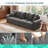  Felipe 110‘‘ Upholstered Modular Pull-out Sofa Bed with USB Charging & Side Pockets-382309598-370134385
