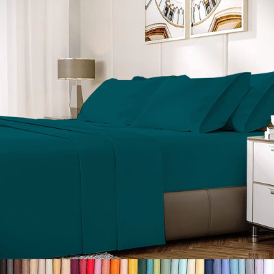 Ensemble de draps en rayonne de bambou 6 pièces 