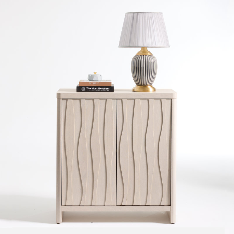 2 - Door Rectangle Accent Cabinet, Birch