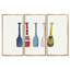 «Lakehouse Paddle Wall Art», impression de décor de canot rustique - cinq raquettes-1436527990-1436527880
