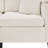 Beige 115.7" Modern U-Shaped Sectional Sofa with Cup Holders, Storage & USB Ports-1923848429