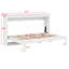 Armoire murale escamotable pliable avec cadre robuste