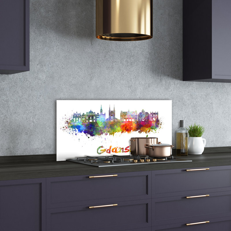 Llona 50cm W x 100cm L Glass Peel and Stick Panel