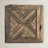 Rustic Abstract Wall Decor on Solid Wood