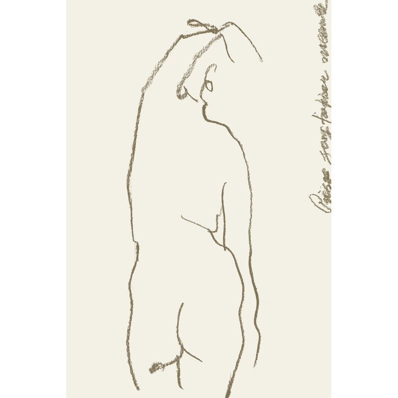 Toi et Moi IV 1 Piece Wrapped Canvas Wall Art, 122cm H x 81cm W