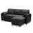 Vesna L-shape 81" Wide Space-Saving Sleeper Sofa Upholstered Pull-out Sofa Bed-95208153