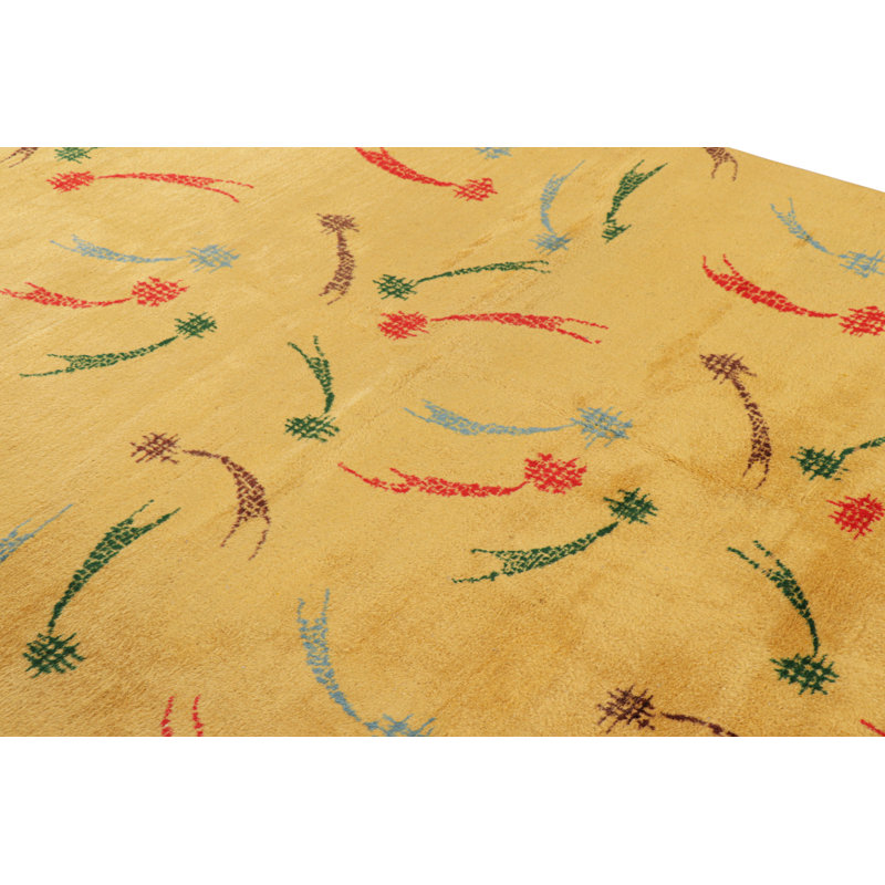 One-of-a-Kind 6’7”x10’ Hand Knotted Area Rug