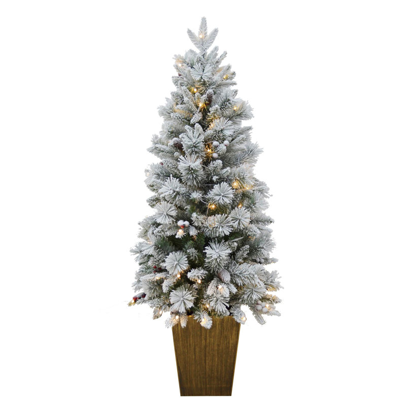 Lighted Artificial Christmas Tree, 5 ft.