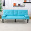 Canapé-lit convertible en cuir PVC-748487443