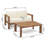 GENSER LOVESEAT & COFFEE TABLE