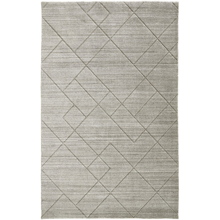 Kentoria Handmade Viscose Ivory/Silver Rug