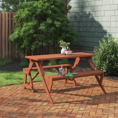 Eswer Convertible Bench by Highland Dunes