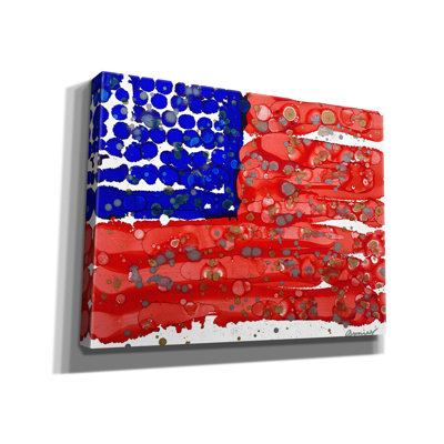 'Bless America' by Lovitude Canvas Wall Art