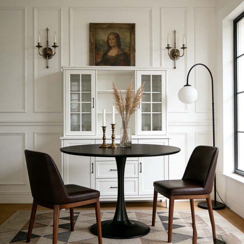 Modern Round Dining Table,Kitchen Dining Room Furniture, Coffee Table, Leisure Table, Living Room Table, Dining Table, Kitchen Table