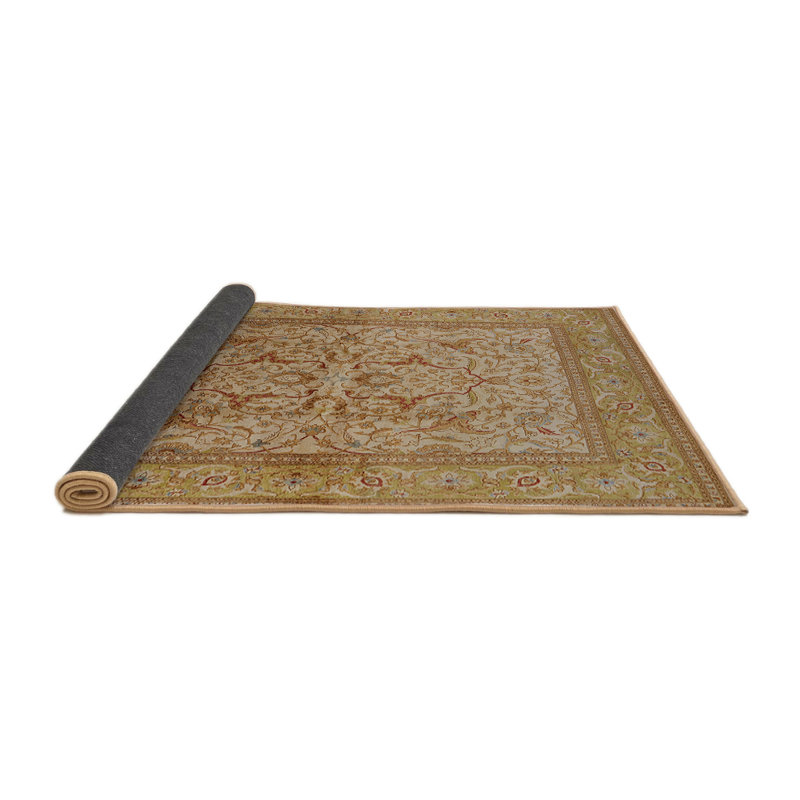 Tapis beige / brun clair Rudolf, Rond 3 pi