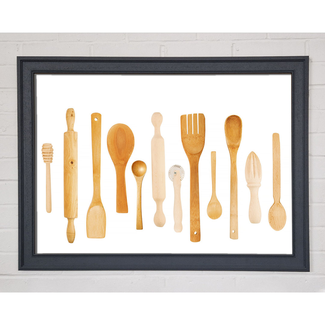 Gerahmtes Leinwandbild Utensils 12