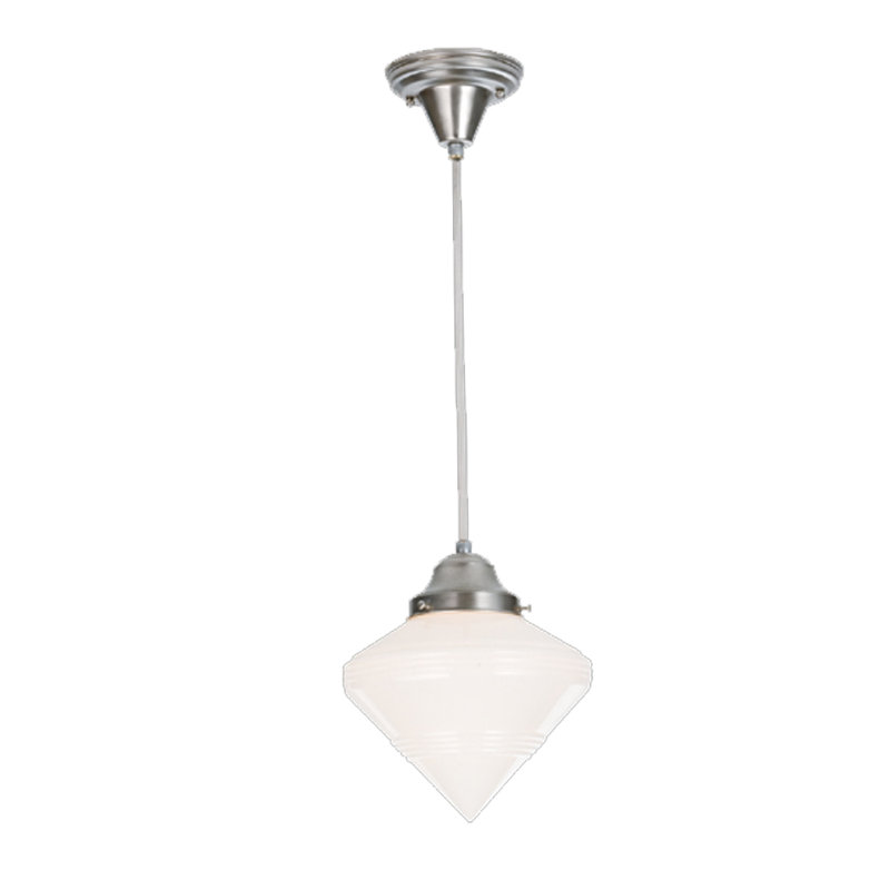 Luminaire suspendu 1 lumières scolaire single Moshier