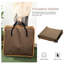 Sac de transport portatif pour chat doux, brun 39 po - deux compartiments, tissu respirant pour animal de compagnie amovible, espace de rangement supplémentaire,