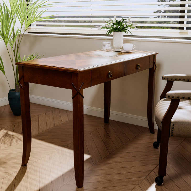 Jelle Solid Wood Base Writing Desk