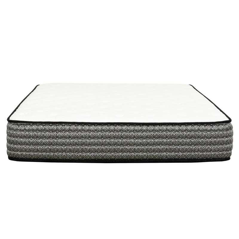 Matelas hybride grand format 12 po, mousse viscoélastique imprégnée de gel et matelas à ressorts ensachés, technologie de refroidissement, transfert à faible mouvement