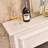 Beige Solid Wood Electric Fireplace