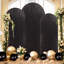 Housse de fond scintillante pour arche de mariage de 2 m (6,6 pi), réutilisable en spandex avec fermeture éclair, housse de fond ronde ajustée pour décoration de fête d'anniversaire, cérémonie, fête prénatale et banquet-566082591
