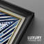 «Blue Pastel Watercolor Diamond», ensemble de 2 peintures sur toile encadrées-86450267