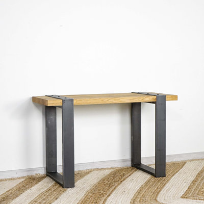 Lena Solid Wood Top Console Table