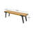 1 DINING TABLE+2 DINING BENCHES