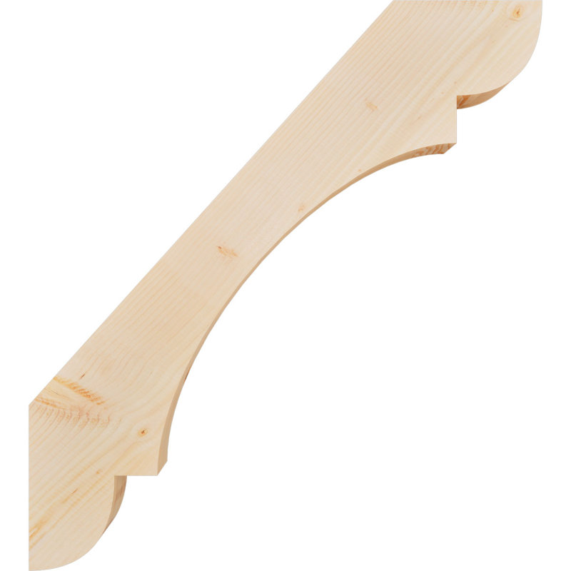 Attelle de genou olympique, Sapin de Douglas, Attelle lisse, H 40 po x l 3,5 po x P 36 po