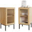 Ensemble de tables de bout Modern Wood-766756447