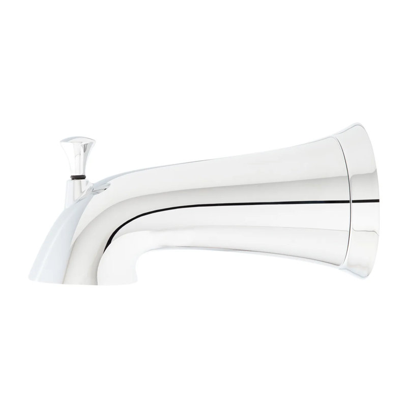 Signature Hardware Provincetown Tub Spout with Diverter, Chrome