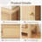 47" Rattan-Like Console Table Entryway Table with Storage