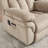 46.1" W Chenille Power Recliner with Massage and Heat -1196712983
