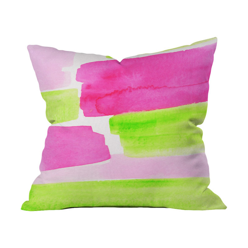 Coussin extérieur fête du jardin, 16 po x 16 po