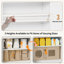 Armoire de rangement en métal H 72,1 po x l 27,6 po x P 13,8 po