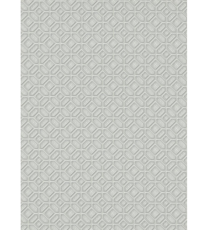 Rouleau de papier peint géométrique l 33 pi x l 21 po Kugler, Blanc